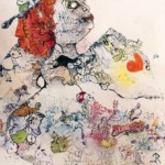 Eitempera, Aquarellfarbe, Bunt- und Aquarellstift auf Papier 21x29,5cm
