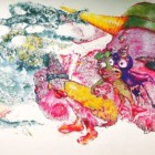 Eitempera, Aquarellfarbe, Bunt- und Aquarellstift auf Papier 60x34cm (im Besitz der Künstlerin)