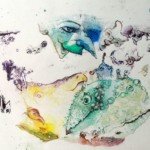 Eitempera, Aquarellfarbe, Bunt- und Aquarellstift auf Papier 29,5x21cm